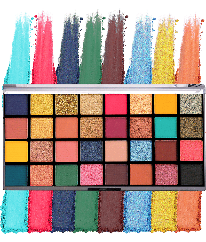 Beauty Berry First Impression Eyeshadow Palette with 32 Matte, Shimmer, Glitter Shades (Shade - 02)