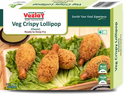 Vezlay Veg Crispy Lollipop, 200 gm