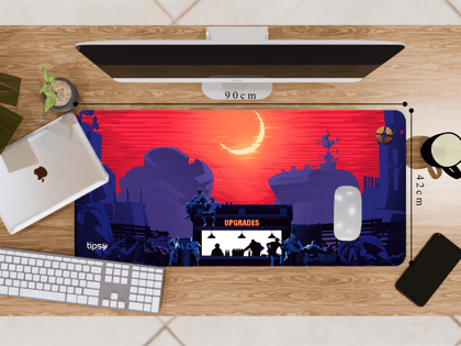 "AFTER HOURS GAMING" Gaming Mousepad- Elevate Your Gaming Experience-Extra Large (42CM x 90CM)