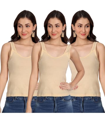 AIMLY Cotton Camisoles - Black Pack of 3