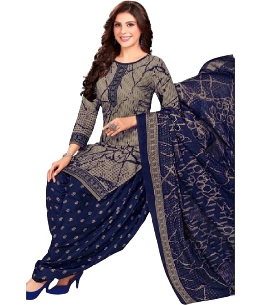 SIMMU Women's Crepe Unstitched Salwar Suit