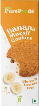 PUREFOOD BANA MUESLI COOKI-140G(MRP-145)