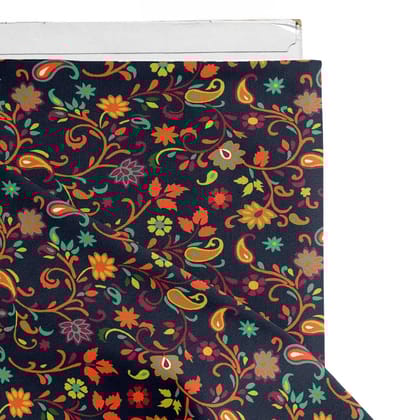 Paisley watercolor floral-Cotton