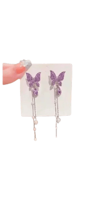 Elegant Sterling Silver Dangle Earrings