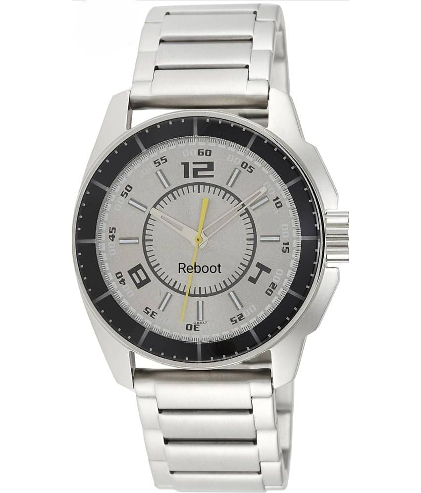 Reboot Silver Stainless Steel Analog Men's Watch