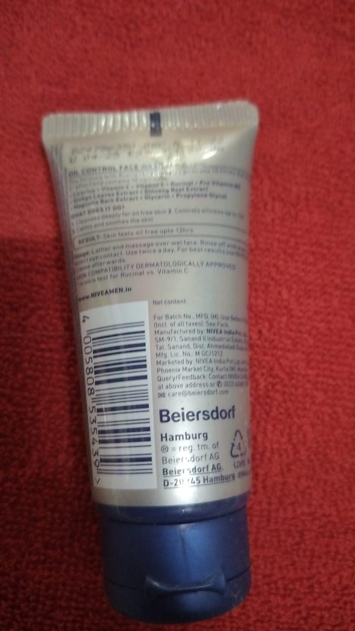 NIVEA OIL CONTROL FW 50G