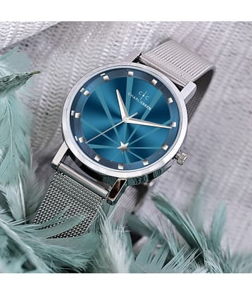 CHARLIEKEEN Silver Stainless Steel Analog Womens Watch