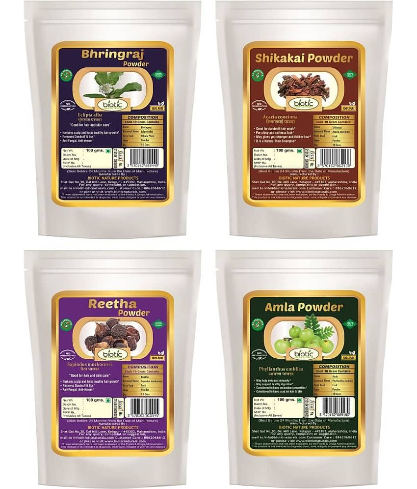 Biotic - Deep Repair Hair Mask For Damaged Hair (Pack of 4)