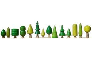 Handicraft Exim Wooden Forest Tree Toy Set | Educational Montessori Play | Imaginative Small World Play