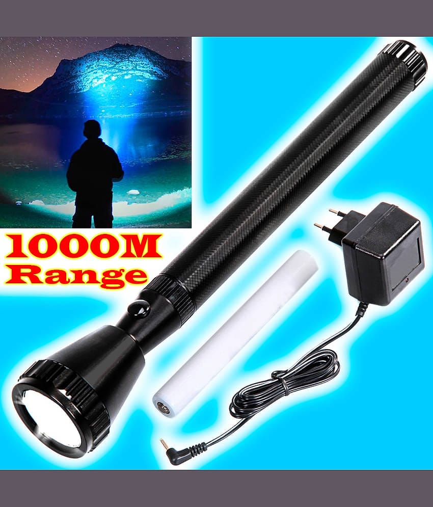 JMALL - Above 50W Rechargeable Flashlight Torch ( Pack of 1 )