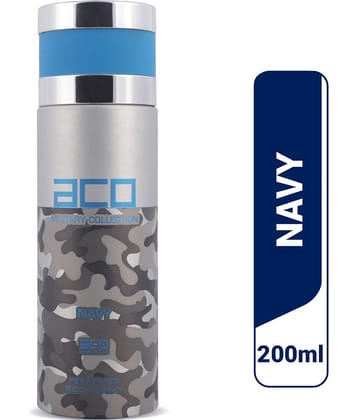 Aco Navy Deodorant Body Spray For Men, 200ml