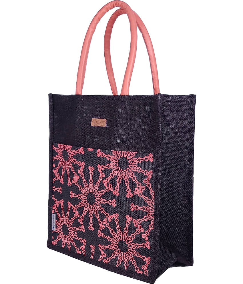 Foonty Black Lunch Bags - 1 Pc