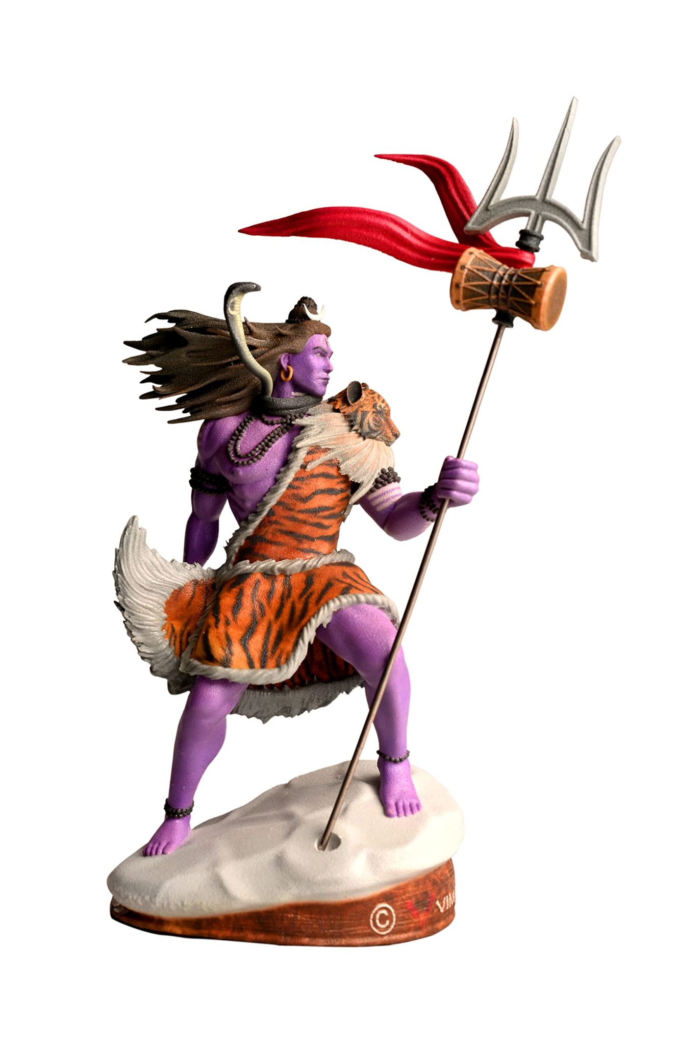 Vimanika Shiva 3D Printed Statue Collectable Figurine Multicolor 5 inches