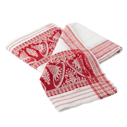 Traditional Hand woven Assam Gamcha