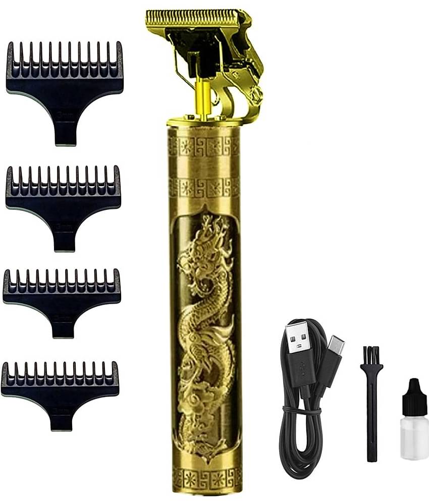 geemy - Sharp Razor Cut Gold Cordless Beard Trimmer With 60 minutes Runtime