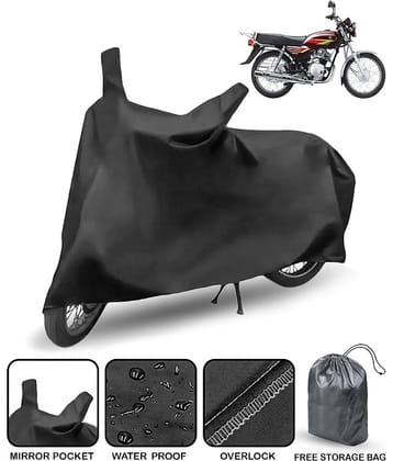 AutoRetail Bike Body Cover for Yamaha Crux ( Pack of 1 ) , Black