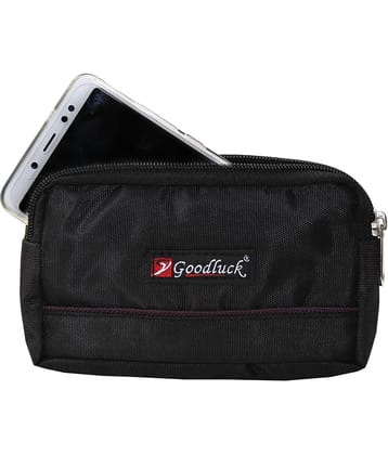 Goodluck Polyester Black Waist Pouch