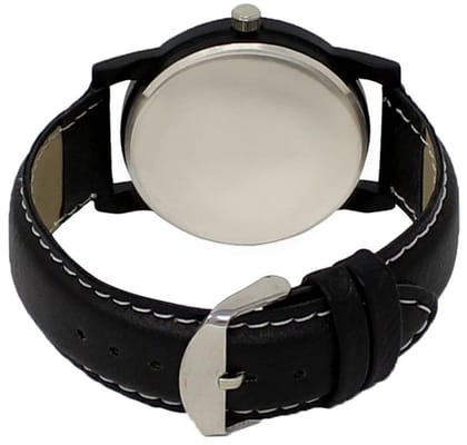 LOREM Black Mate Finish Analog Watch for Men LR05-UF