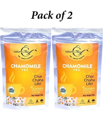 nature Chai Chamomile Tea Loose Leaf 50 gm Pack of 2