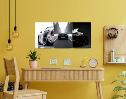 "LOVE FOR THE 4 WHEELS"- Shiny & Sturdy Metallic Poster Art That Pops & Sticks-A3