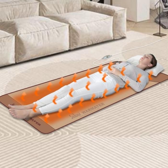 Sabar Warmater Infrared Full Body Warming Mat Far for Pain Relief & Relaxation - WM 9000 (152 x 58 Cms)