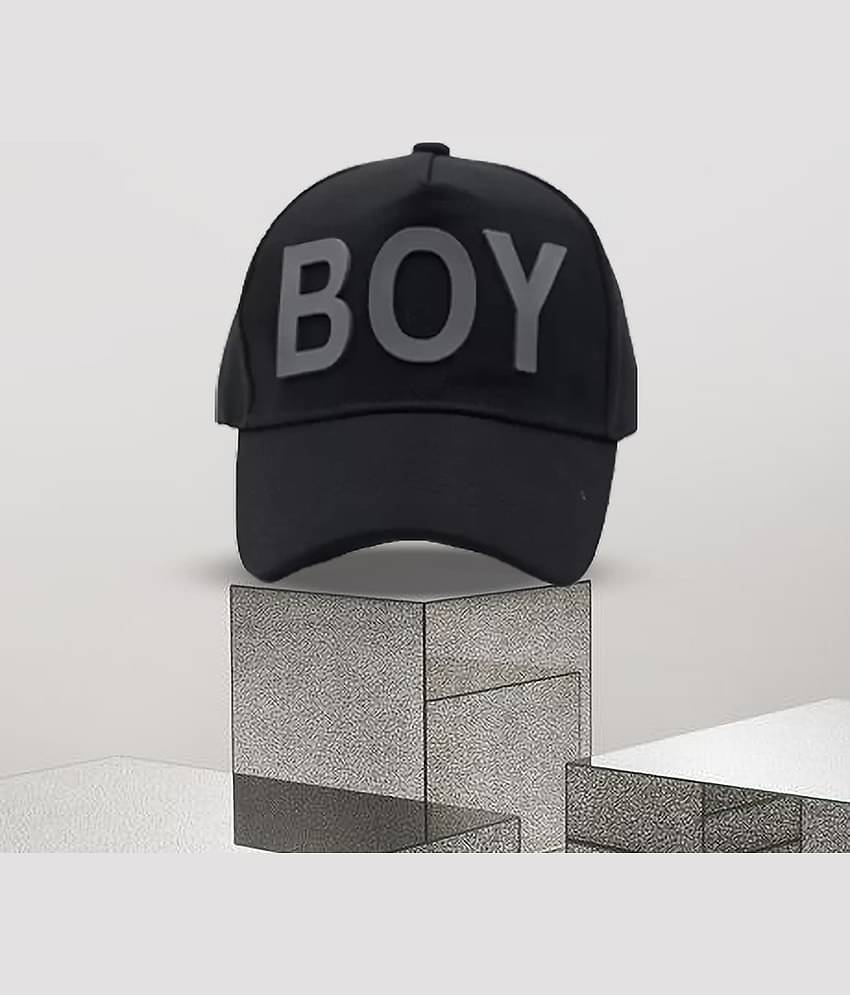 Alamos Pack of 1 Cotton Blend Men's Cap ( Black )