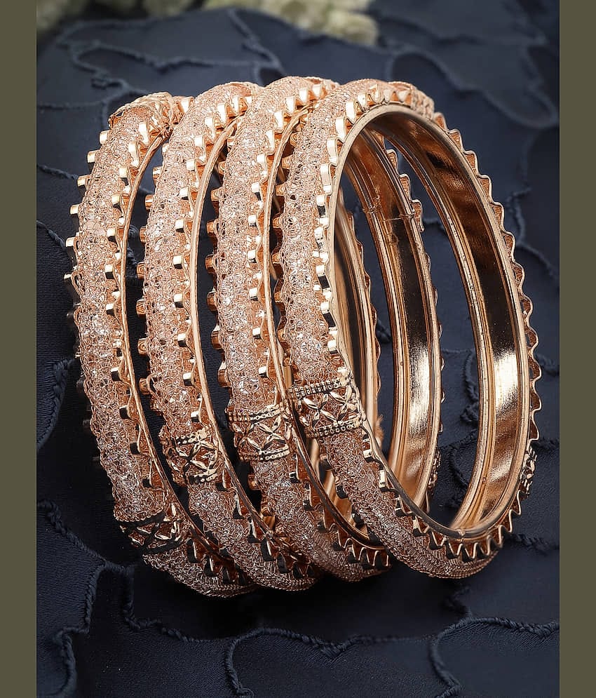 Sukkhi Gold Bangle Set ( Pack of 4 )