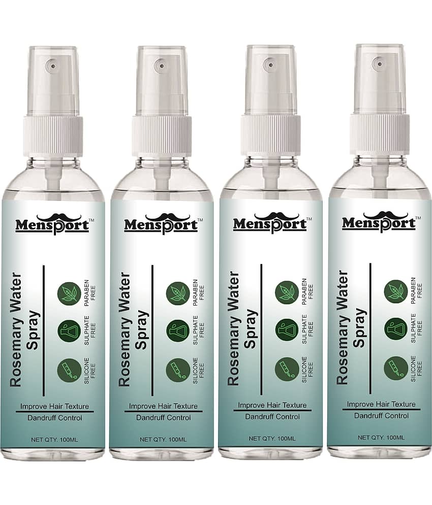 Mensport RoseMary Water Hair Sprays 100 mL Pack of 4