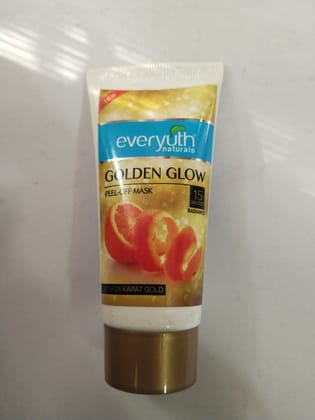 Everyuth natural Golden glow Peel-off mask with 24 karat gold 