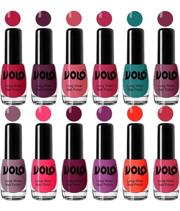 VOLO Best Affordable FullYear Collection Nail Polish Combo 12 Pcs Multi Glossy 60 mL