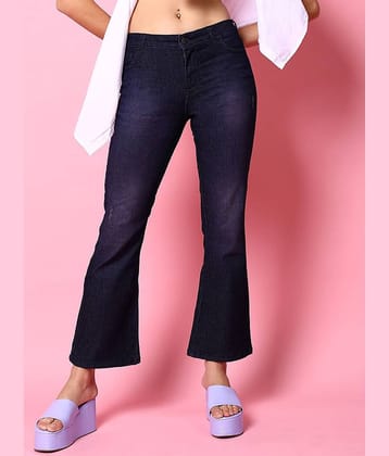 Freehand - Blue Cotton Blend Bootcut Women's Jeans ( Pack of 1 )
