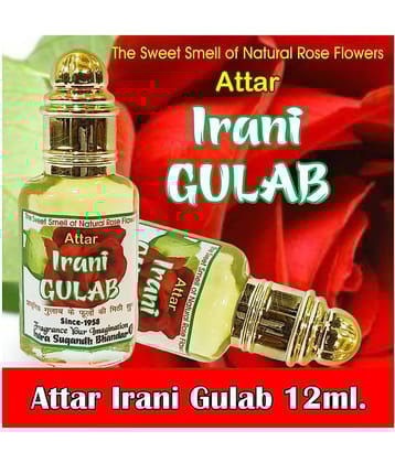 INDRA SUGANDH BHANDAR - Irani Gulab|Rose Attar For Men & Women 12ml Pack Of 1