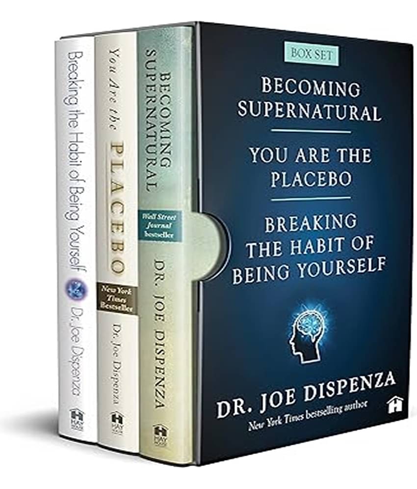 Dr. Joe Dispenza Box Set: Becoming Supernatural, You Are the Placebo, Breaking the Habit of Being Yourself Paperback – 1 July 2022