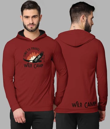 BULLMER - Rust Cotton Blend Regular Fit Men's Sweatshirt ( Pack of 1 )