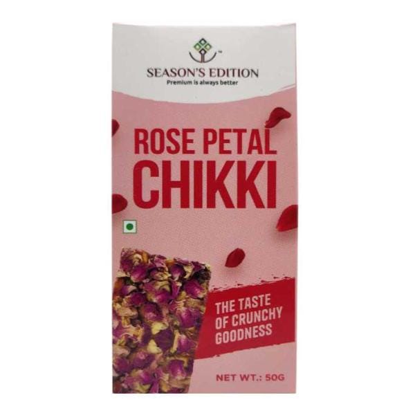 Season's Edition Rose Petals Chikki 720 Gms (60 Gms by Box Of 12)