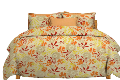 Premium soft cotton Floral Bedsheet set ultra soft & Vibrant design for cozy Bedroom dcor