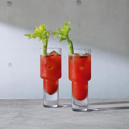 LSA - Vodka Mixer Crystal Glass - Set Of 2 - Made In Poland