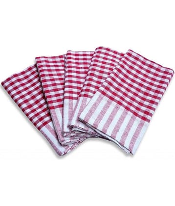 Kitchen Duster Wet Dry Cotton Cleaning Cloth/Mop 16 x 24 inch (Pack of 5) - Assorted Colour