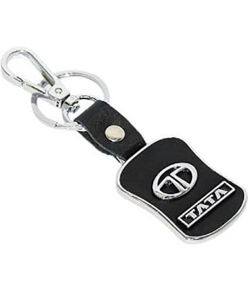 TATA Leather Metal Hook Locking Key Chain