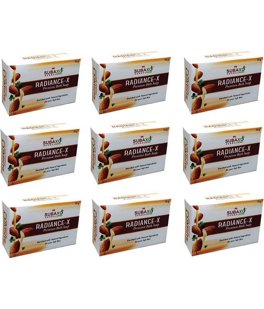 Subaxo - Skin Whitening Bathing Bar for Combination Skin ( Pack of 9 )