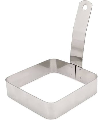 Stainless Steel Square Egg Ring with Handle