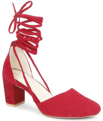 Commander - Red Women's Gladiators Heels