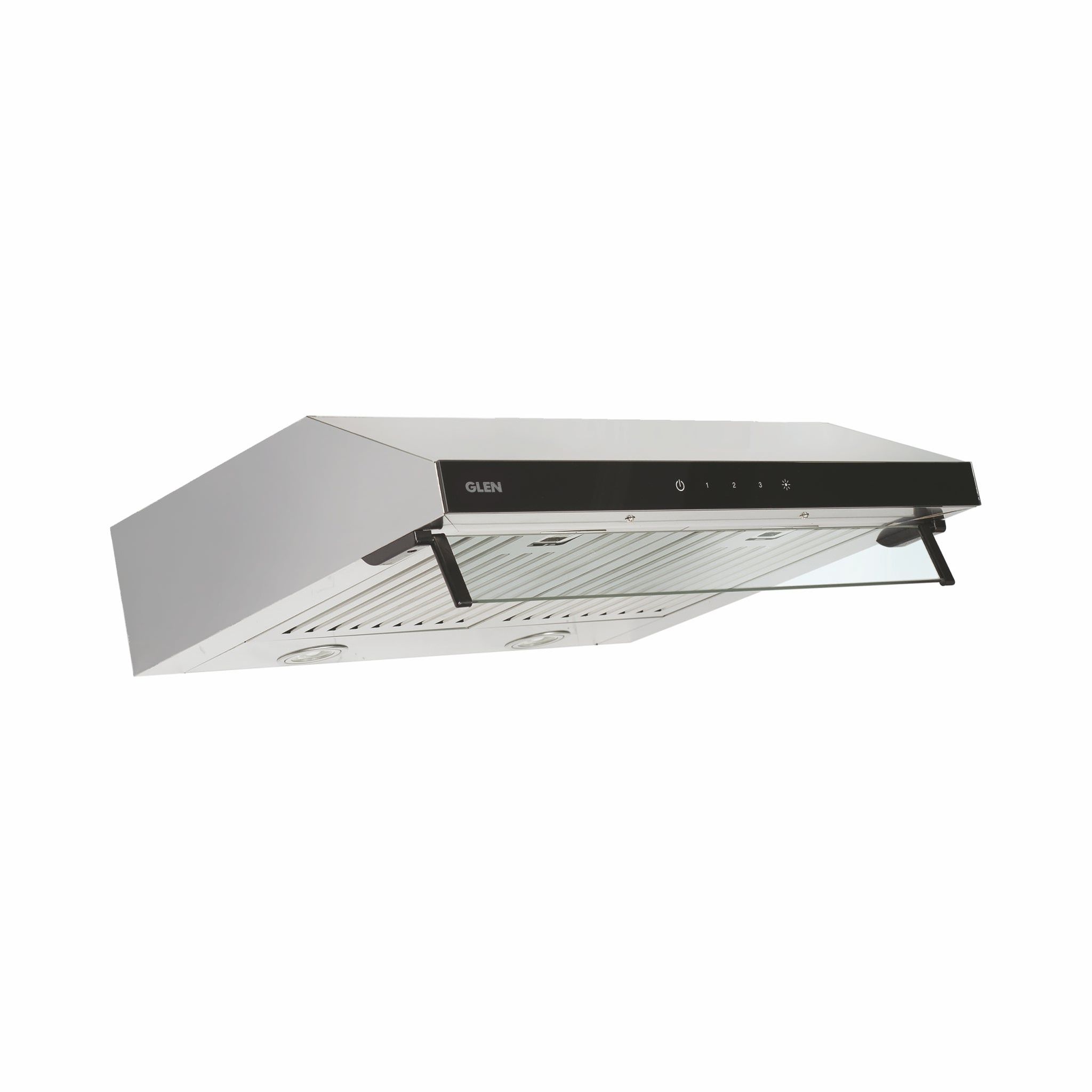 Straight Line Kitchen Chimney Touch Sensor Baffle filters 60cm 1000 m3/h -Silver (6001 SS TS)