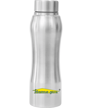 HomePro - Silver Water Bottle 1000 mL ( Set of 1 )