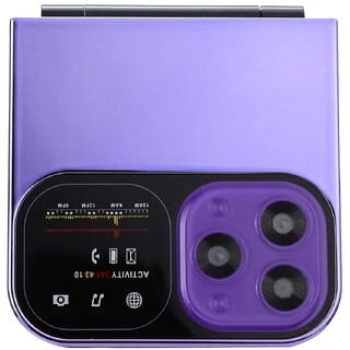 Oneme Fold Z (Dual Sim, 2 Inch Display, 1050mAh Battery, Purple)