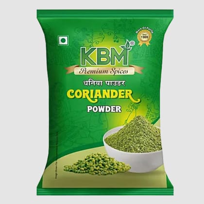 KBM Premium Spices Coriander Powder, 100 gm Pouch