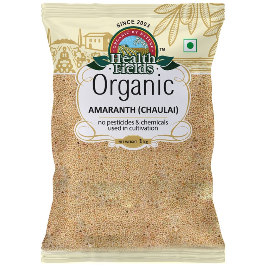 Health Fields Organic Unpolished Amaranth (Chaulai) Millet 1Kg