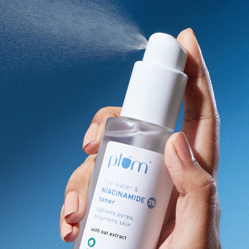 Plum 3% Niacinamide Face Toner with Rice Water