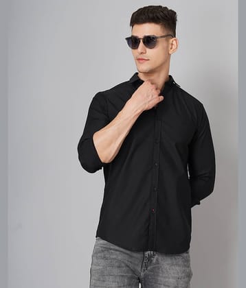 Paul Street - Black 100% Cotton Slim Fit Men's Casual Shirt ( Pack of 1 )