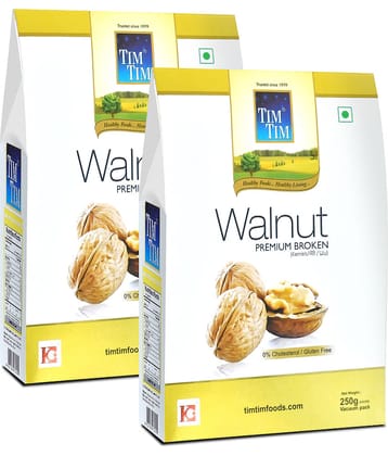 Tim Tim Premium Broken Walnuts Kernels (Without Shell) 500g (250g x2)